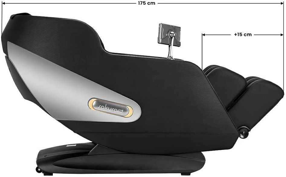 Activeshop Masažinis krėslas Sakura Comfort Plus 806 Juodas