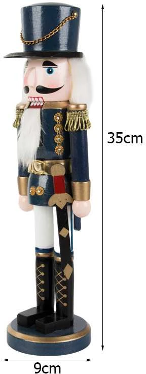 Medinė Kalėdinė Figūrėlė Kareivis, 35 cm
