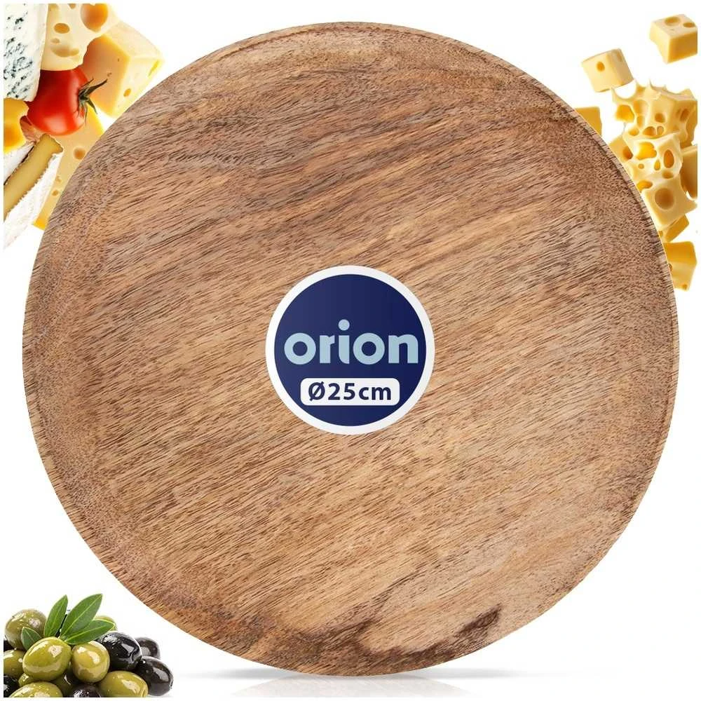 Lumarko Orion Serviravimo lėkštė MANGO 20 cm Natūralaus medžio