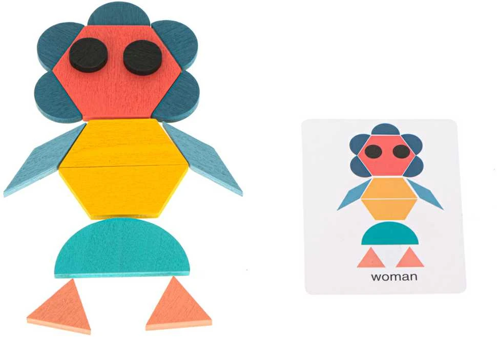 Roger Medinė Montessori dėlionė 180 dalių
