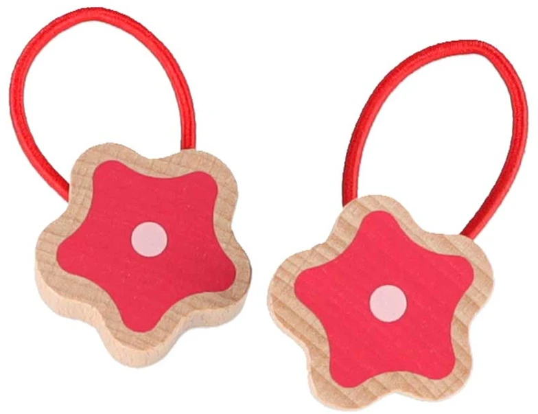 Medinis kosmetikos rinkinys su kosmetine, rožinis, 21 × 16 × 6 cm, 11 dalių