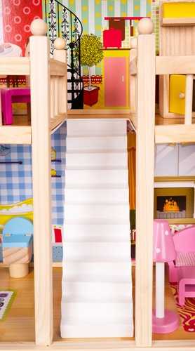 Kruzzel Wooden dollhouse - villa D11252