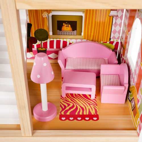 Kruzzel Wooden dollhouse - villa D11252