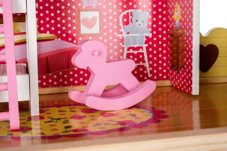 Kruzzel Wooden dollhouse - villa D11252