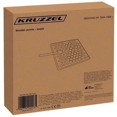 Dėlionė Kruzzel Wooden puzzle beads 22403