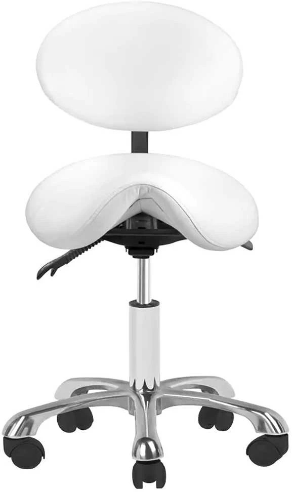 Activeshop Kosmetologinė meistro kėdutė COSMETIC STOOL GIOVANNI Baltas