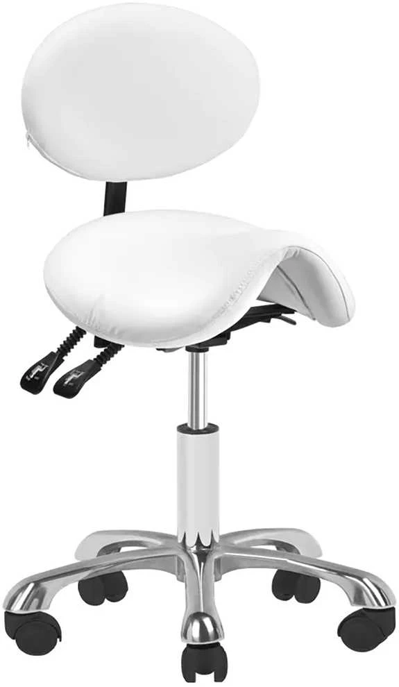 Activeshop Kosmetologinė meistro kėdutė COSMETIC STOOL GIOVANNI Baltas
