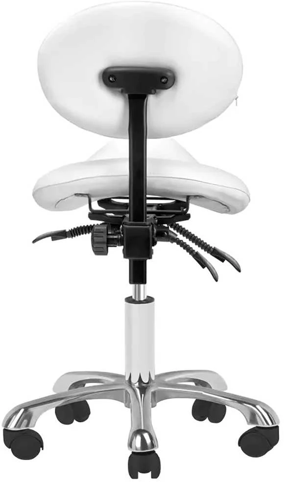 Activeshop Kosmetologinė meistro kėdutė COSMETIC STOOL GIOVANNI Baltas