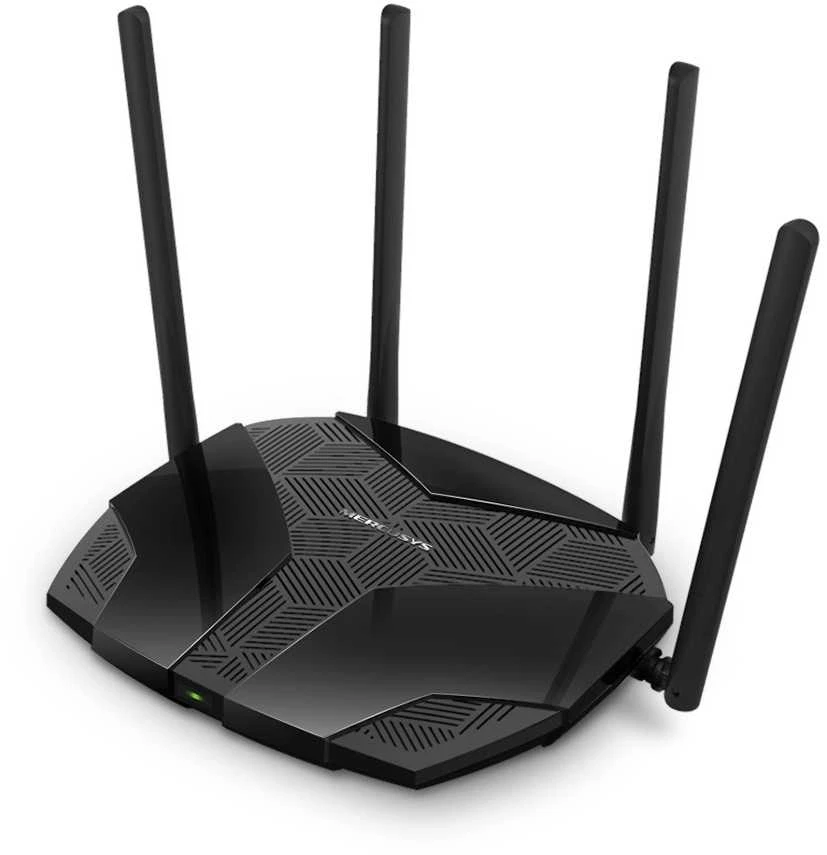 Mercusys | Dviejų dažnių „Wi-Fi 6“ maršrutizatorius | MR80X AX3000 | 802.11ax | 2402+574 Mbit/s | Ethernet LAN (RJ-45) jungtys 3x Gigabit LAN | Tinklo palaikymas: Taip | MU-MiMO: Taip | Ne, mobilusis plačiajuostis ryšys | Antenos tipas: Išorinė