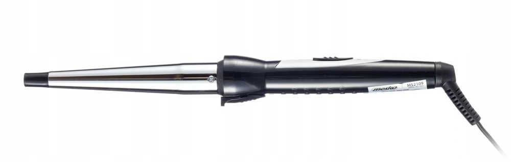 Mesko | Conical Hair Curling Iron | MS 2109 | Garantija 24 mėn. | Ceramic heating system | Barrel diameter 13-25 mm | 40 W | Nerūdijantis plienas/Juodas