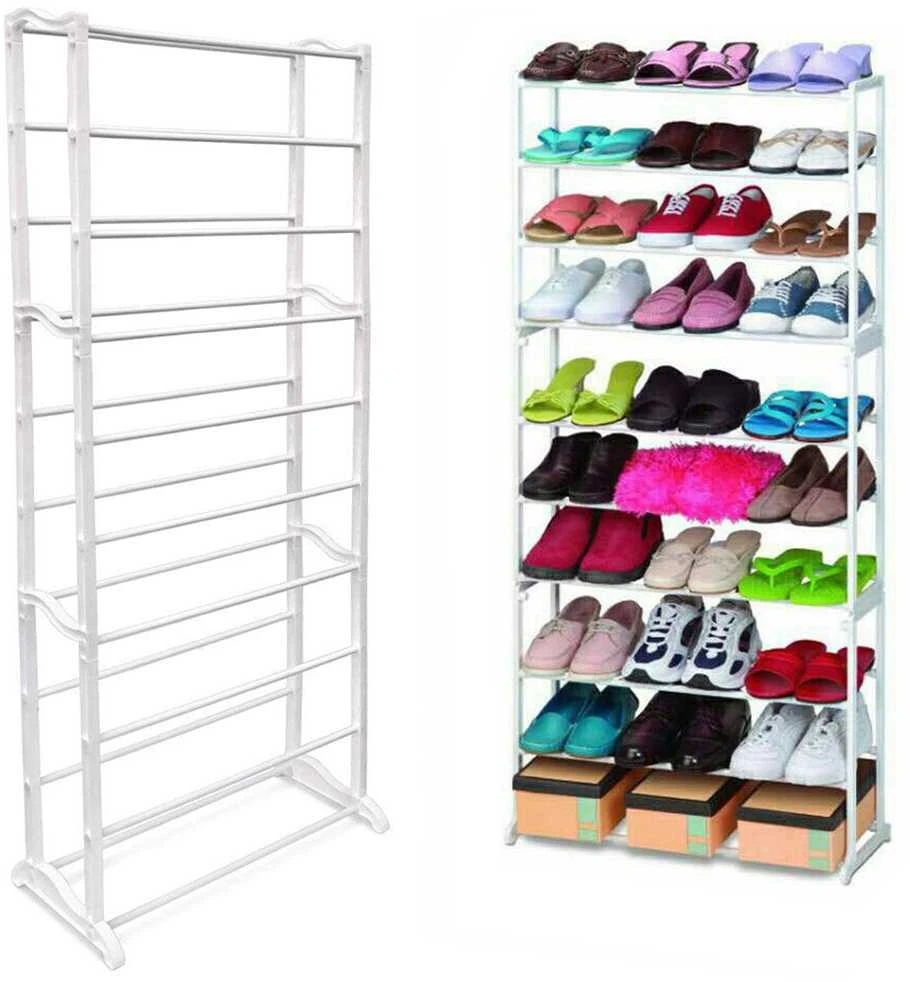 Metal shoe rack 30 pairs cabinet shoe rack, žema kaina | Varle.lt