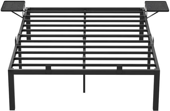 Songmics Vasagle Doppelbettgestell aus Metall für 190 x 140 cm Matratze