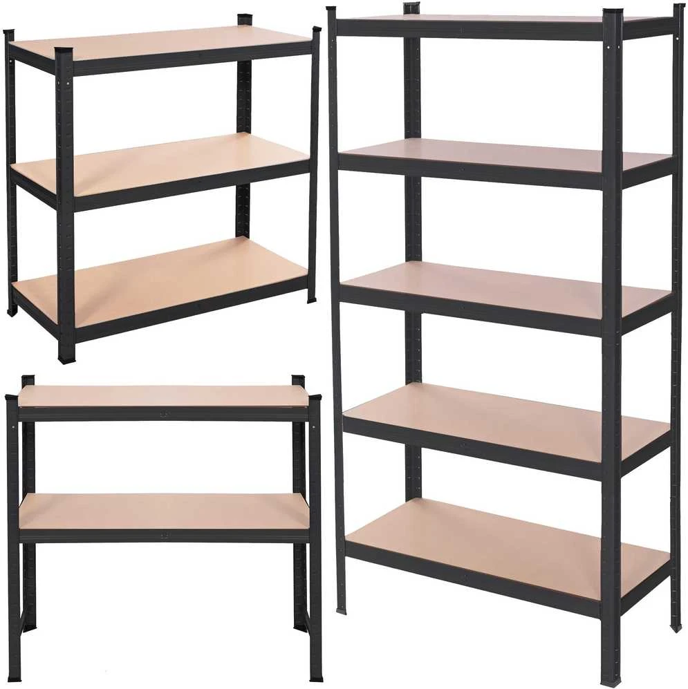 Metalinė lentynėlė Springos 150 x 75 x 30 cm, 5 lentynos, 675 kg apkrova