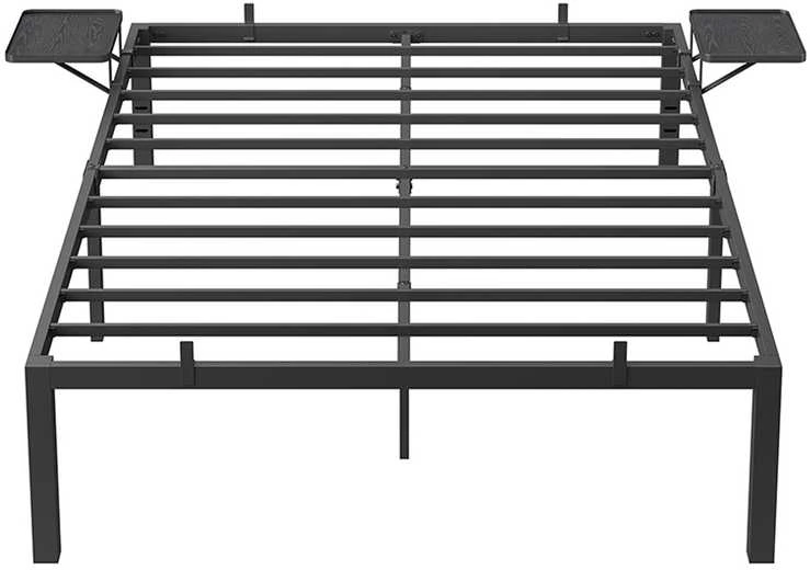 Songmics Vasagle 140 x 200 cm lova su metalinėmis lentynomis