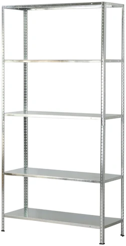 Metalinė sandėliavimo lentyna - stelažas HATIS, 180x90x30 cm, 40 kg