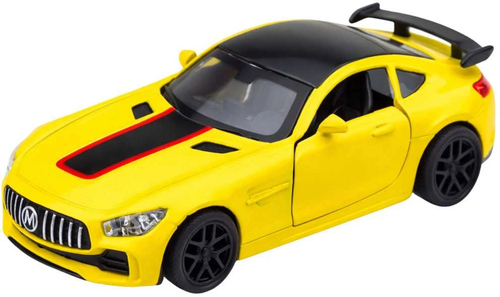 Lean Toys Metalinė sportinė mašina 1:32 geltona