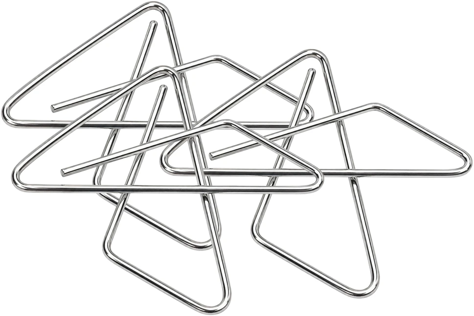 Lean Metalinės drugelio formos sąvaržėlės, sidabrinės, 32 mm, 50 vnt.
