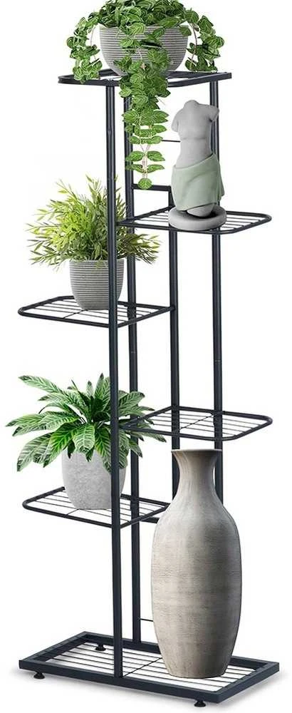 Metalinis gėlių stovas Vilde 6 lygių 106 cm