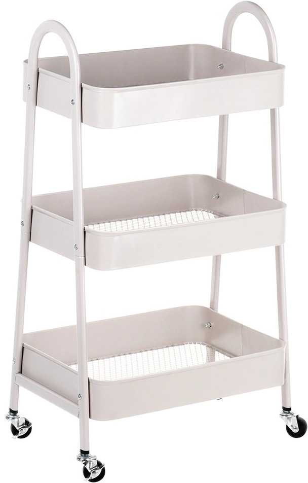 Storage Solutions Mobilus Lentynas 3 Skyrių 44x31,5x78,5 cm - Virtuvinis Krepšys - Organizatorius