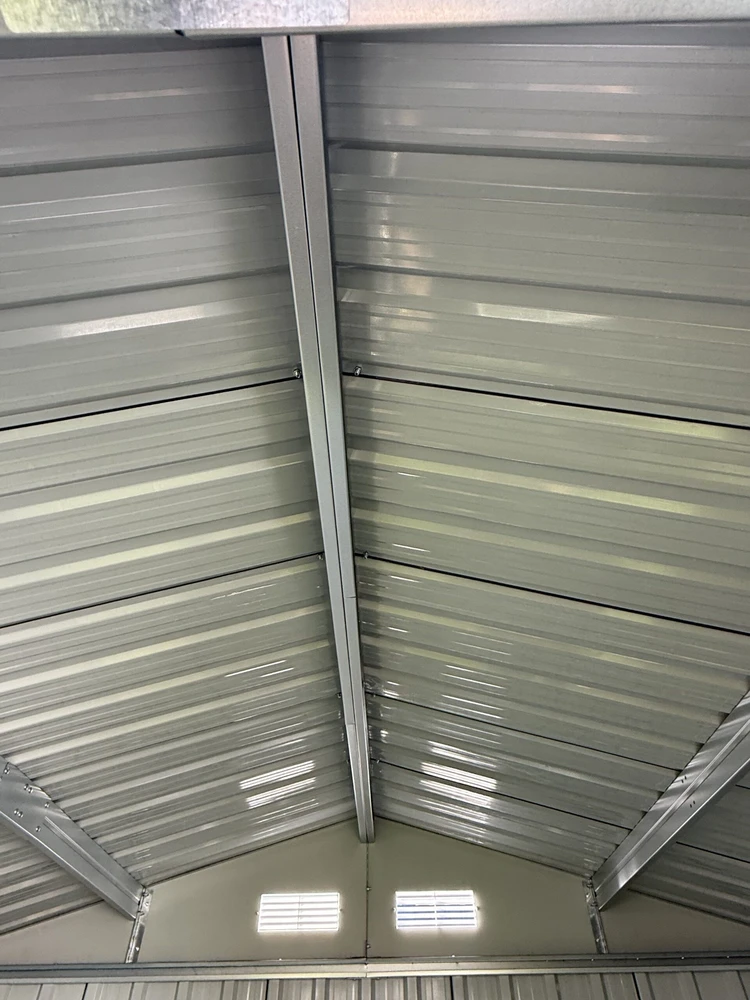 Metalinis sandėliukas 4,6 m², antracito, 237 × 195 × 208/172 cm
