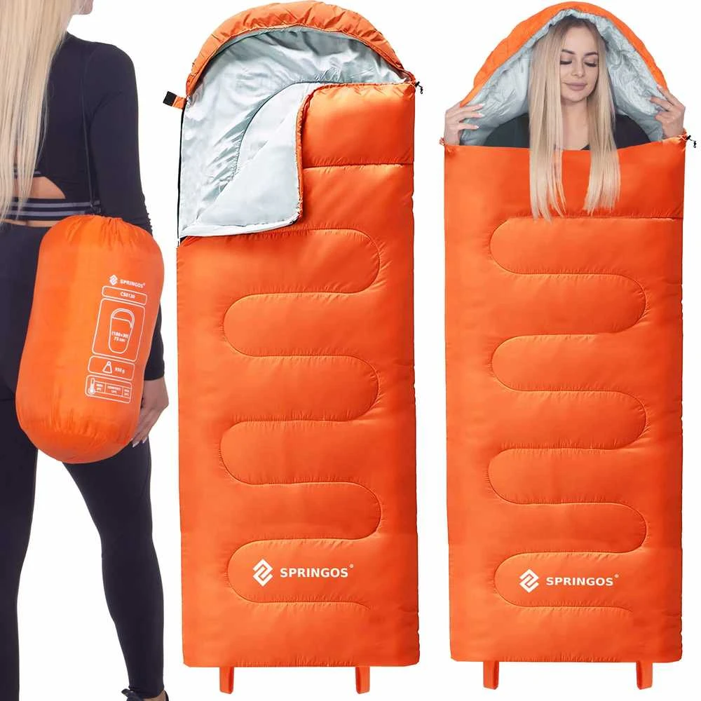 Miegmaišis Springos CS0120 su gobtuvu, 175 cm