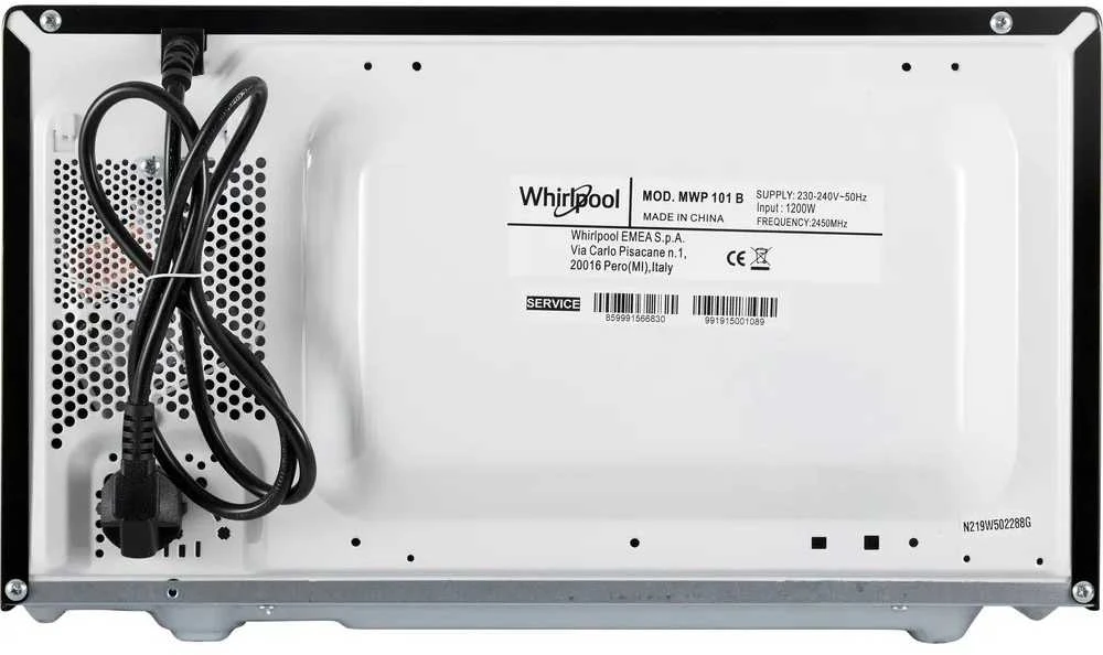 Mikrobangų krosnelė Whirlpool MWP101B