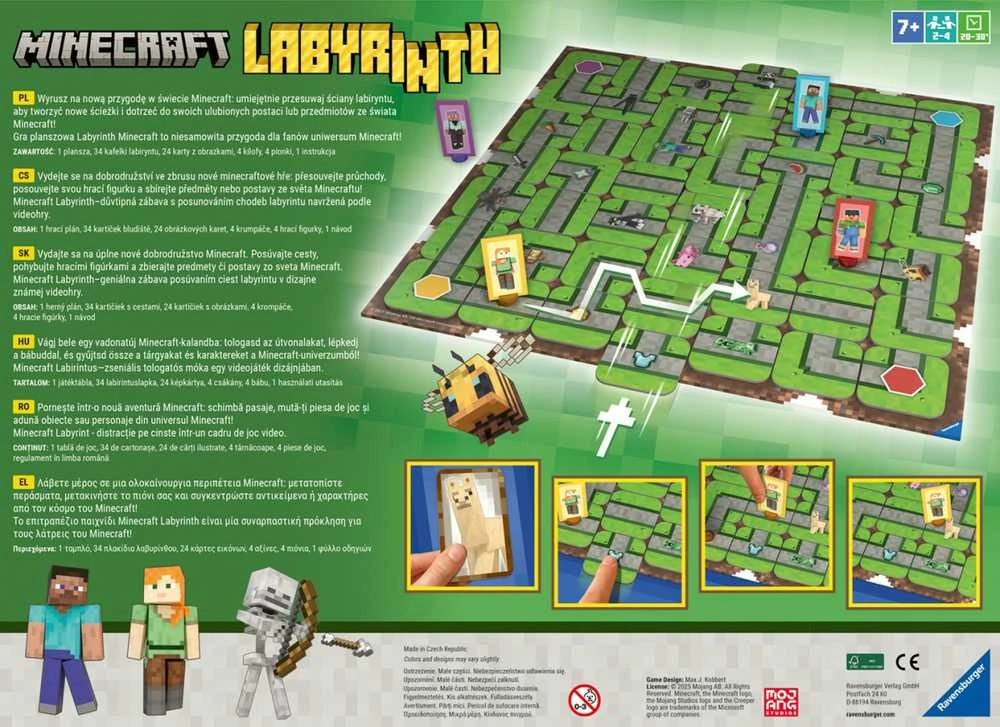 Ravensburger Minecraft Labirinto Žaidimas