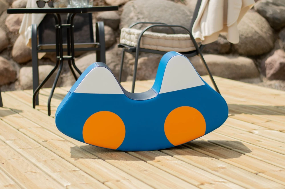 Minkštas supamasis žaislas ,,Mašiniukas", mėlynas, 4IQ