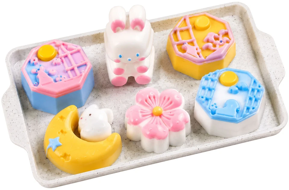 Lean Toys Kūrybinis „Squishy“ rinkinys kiškučiams ir desertams