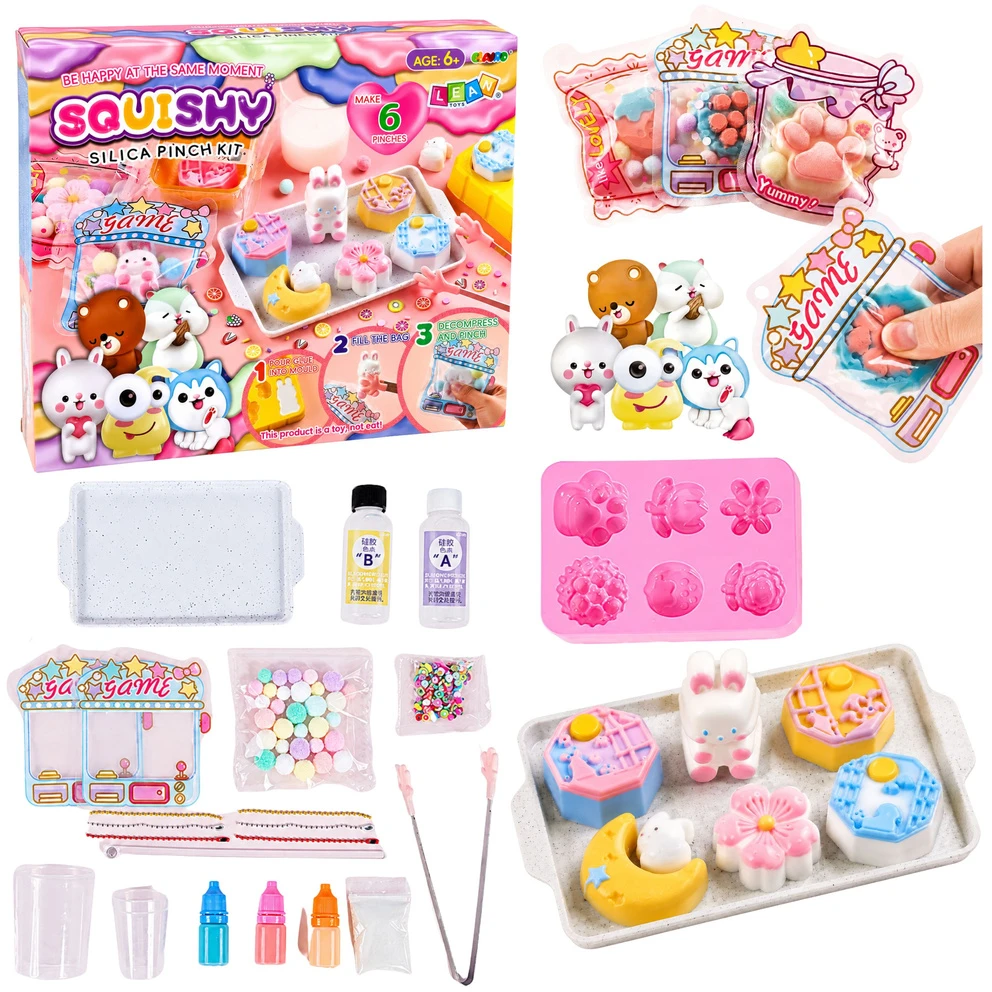 Lean Toys Kūrybinis „Squishy“ rinkinys kiškučiams ir desertams