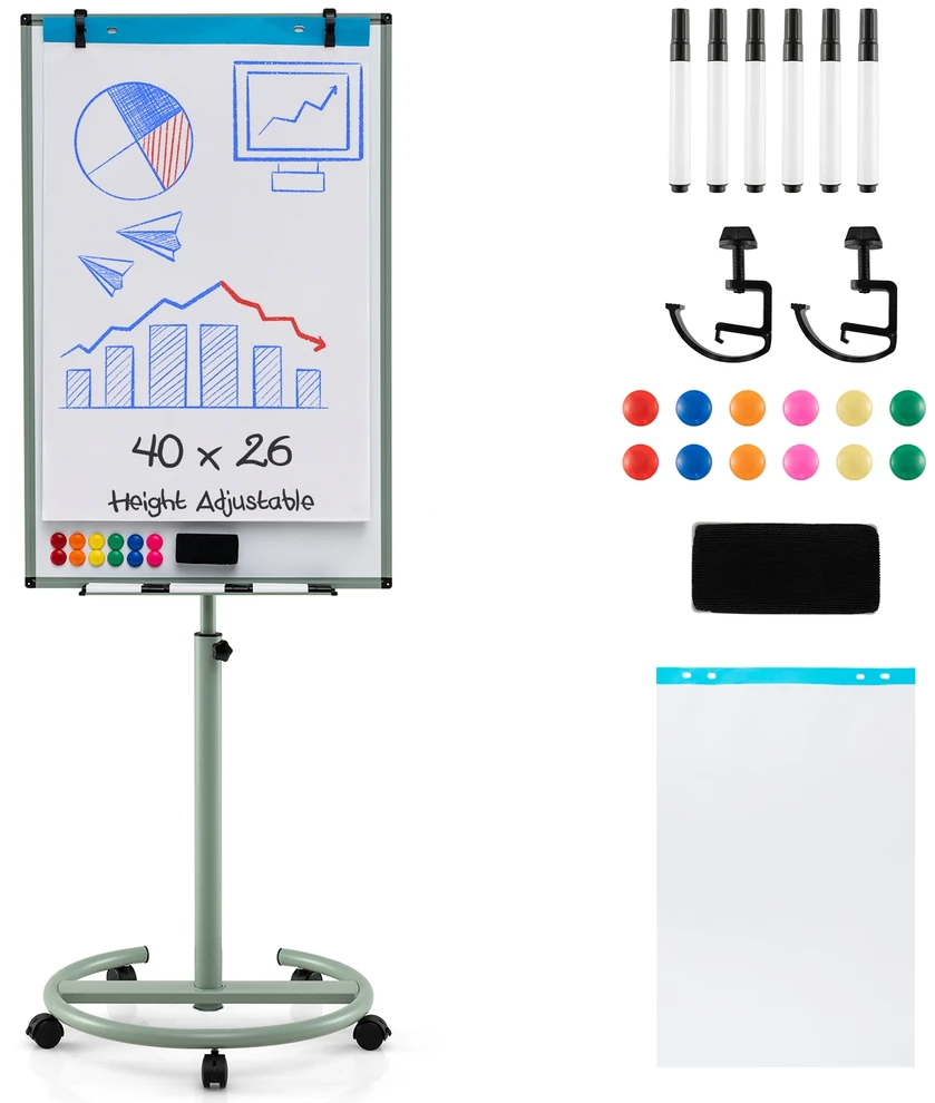 Mobilioji magnetinė lenta 100 x 65 cm