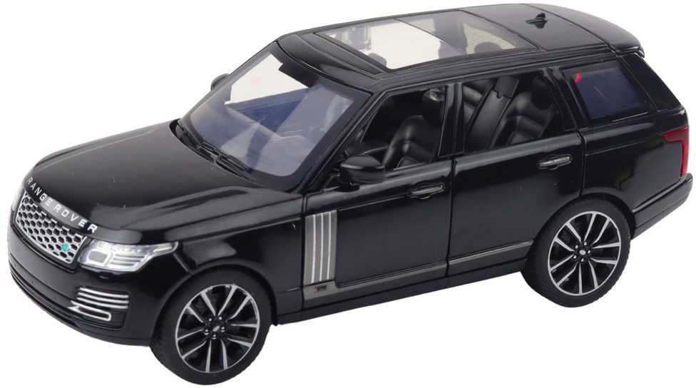 Lean Toys Modelis Range Rover 1:32 su garso efektais, juodas