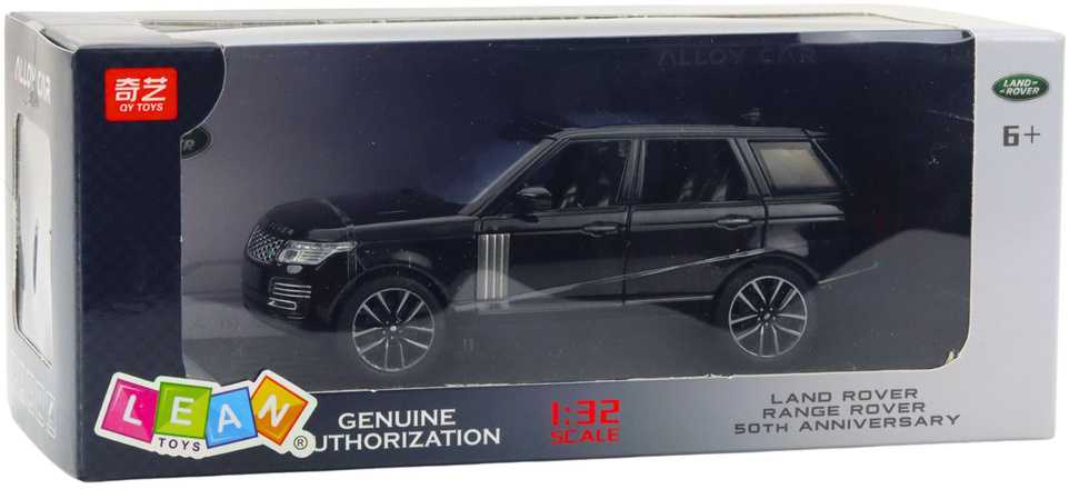 Lean Toys Modelis Range Rover 1:32 su garso efektais, juodas