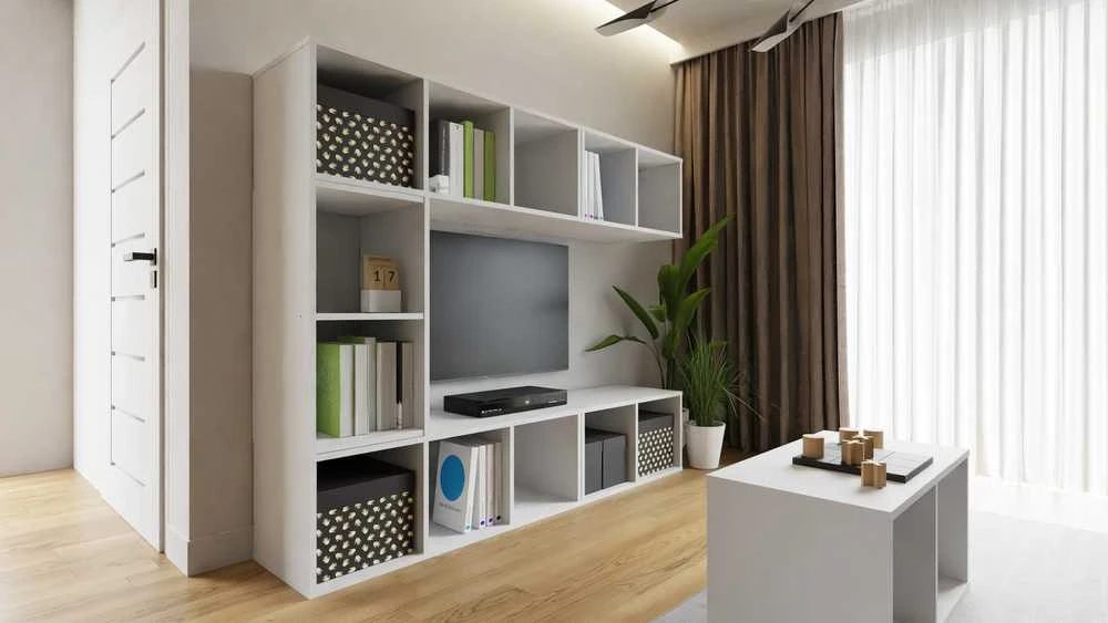 Modulinė lentyna 2x1 balta
