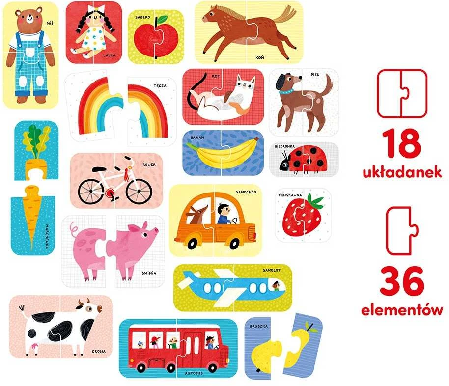 Dėlionė Czuczu galvosūkis poroms Pirmieji žodžiai za4847