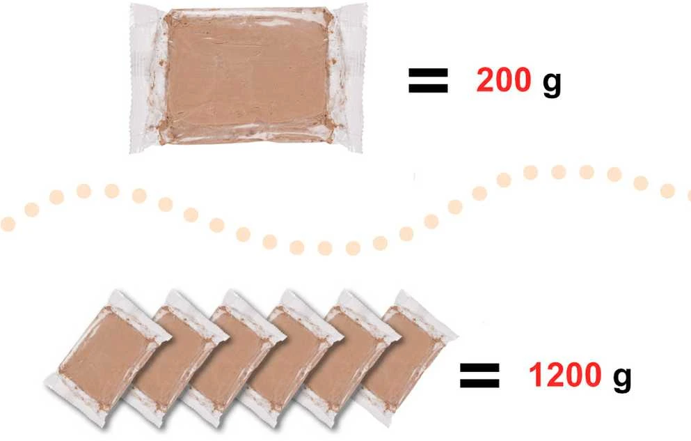 Molio masė puodžiaus ratui 1200g