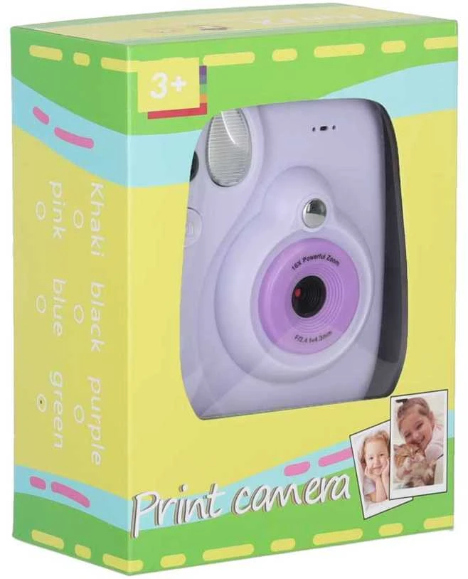 KIK Momentinis fotoaparatas violetinis
