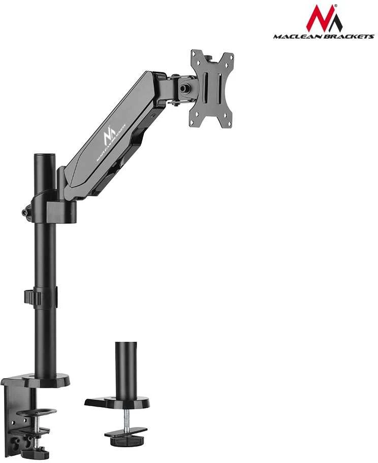 Laikiklis Tvirtinamas stalas monitoriui Maclean MC-775 (stalinis kompiuteris, 17" - 32", maks. 8kg)