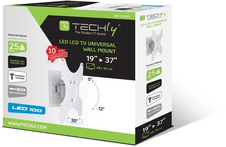 Techly Monitoriaus laikiklis sieninis LED/LCD