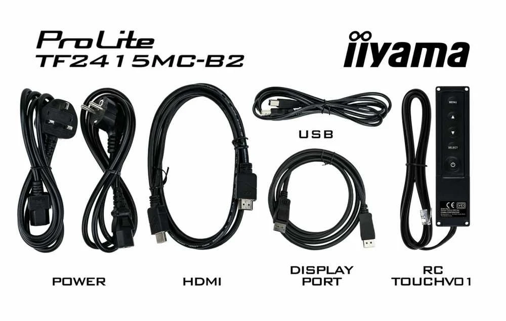 iiyama ProLite TF2215MC-B2 jutiklinis monitorius 54,6 cm (21.5") 1920 x 1080 pikseliai Juoda „Multi-touch“ Daugybė naudotojų