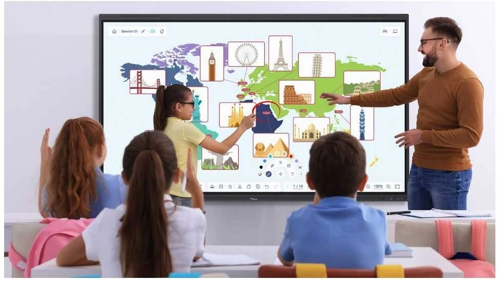 Monitorius Interaktyvus jutiklinis ekranas Optoma 5753RK 75"