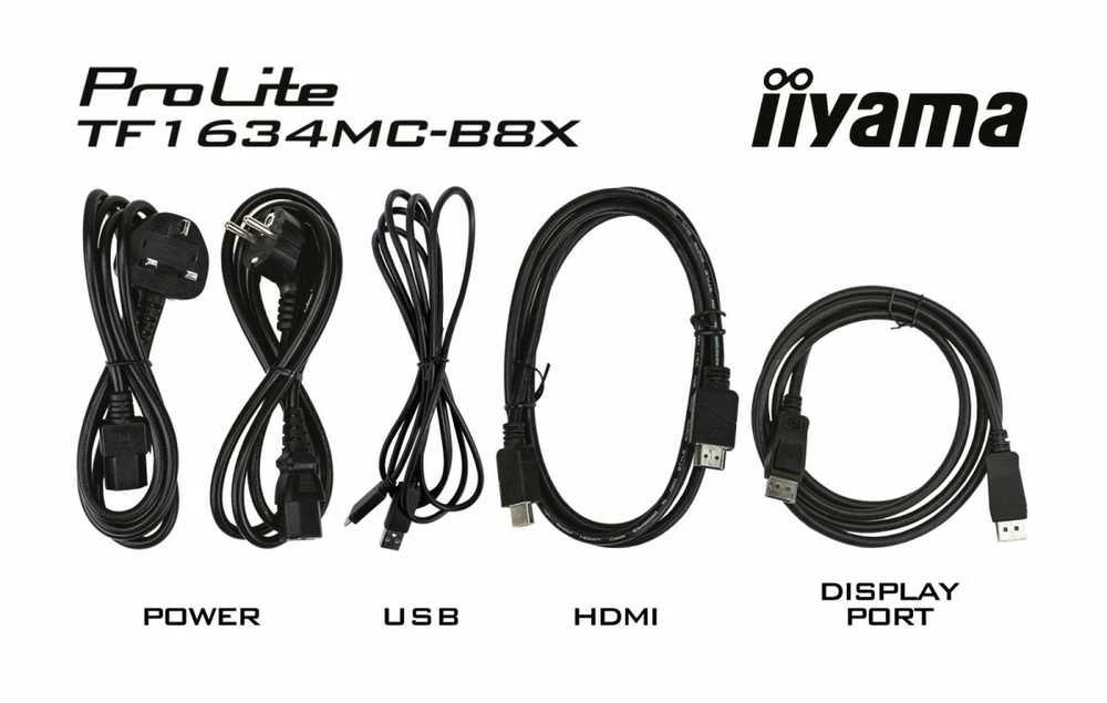 Monitorius iiyama ProLite TF1634MC-B8X, 15.6"