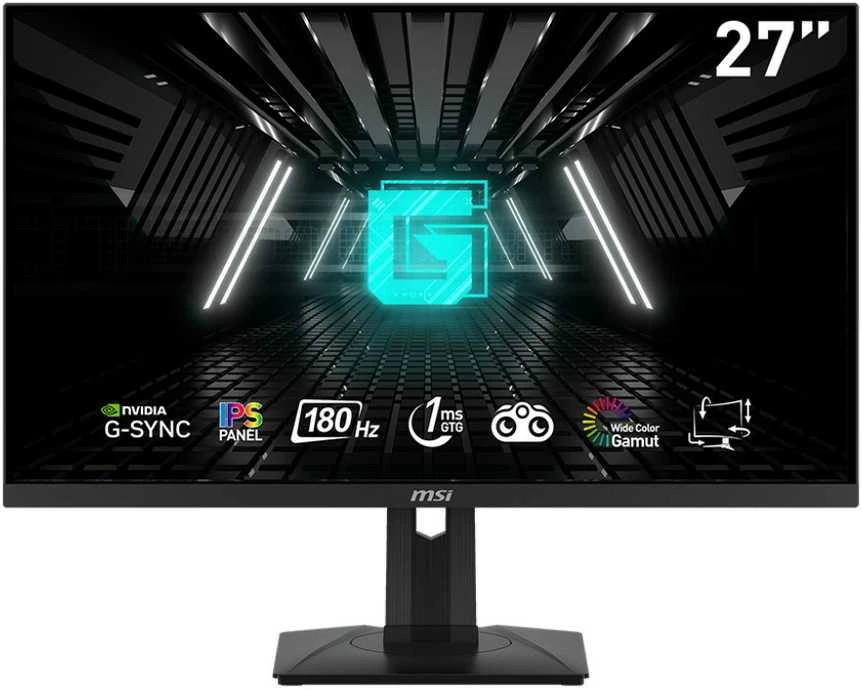 Monitorius MSI G274F 27 colių greitas IPS FHD 180Hz 250cd/m2 1ms 2xHDMI 2.0 DP