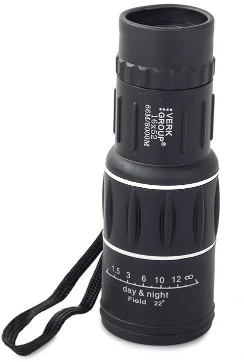 Monoklis 16x52 su dėklu