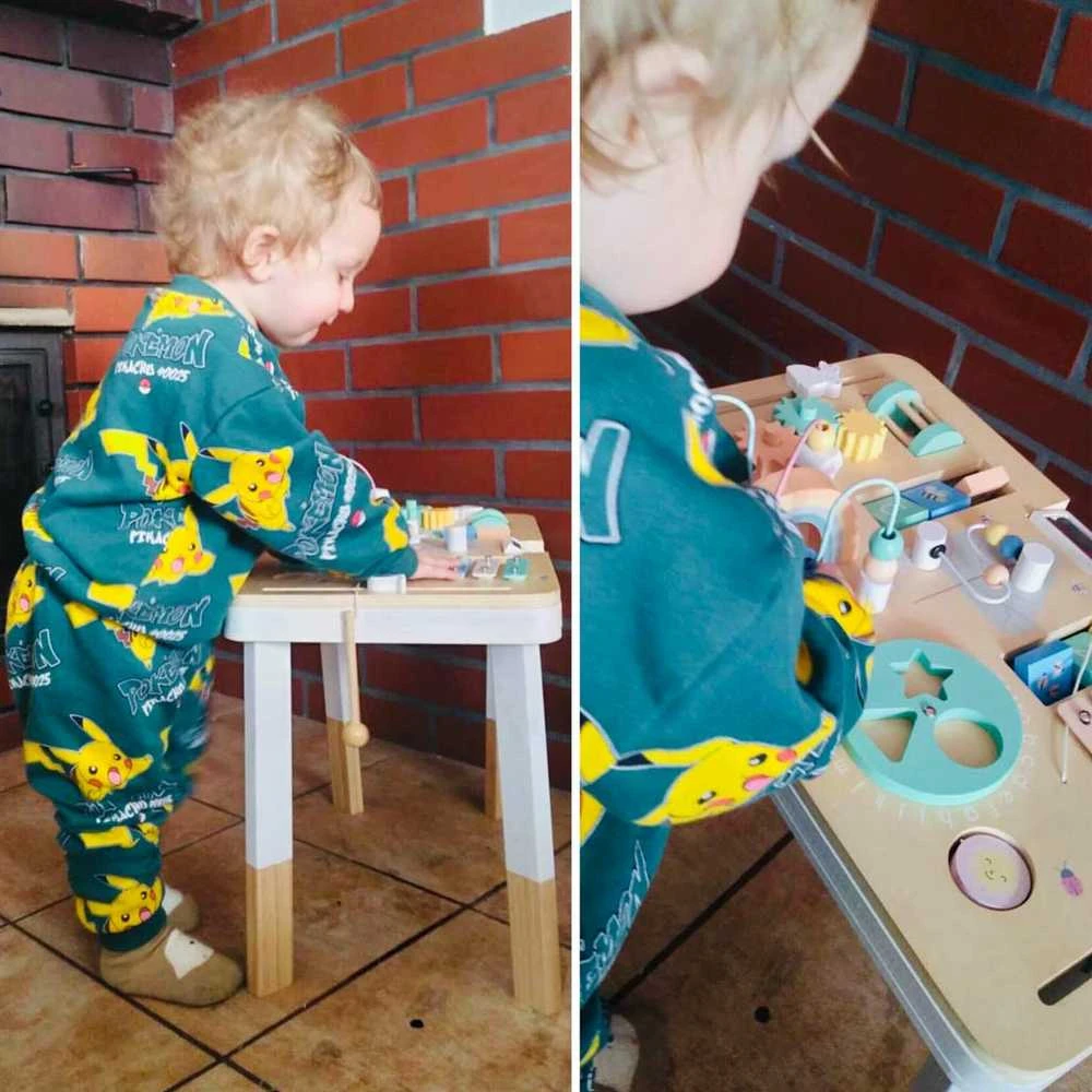 Lulilo montessori spalvotas manipuliacinis stalas