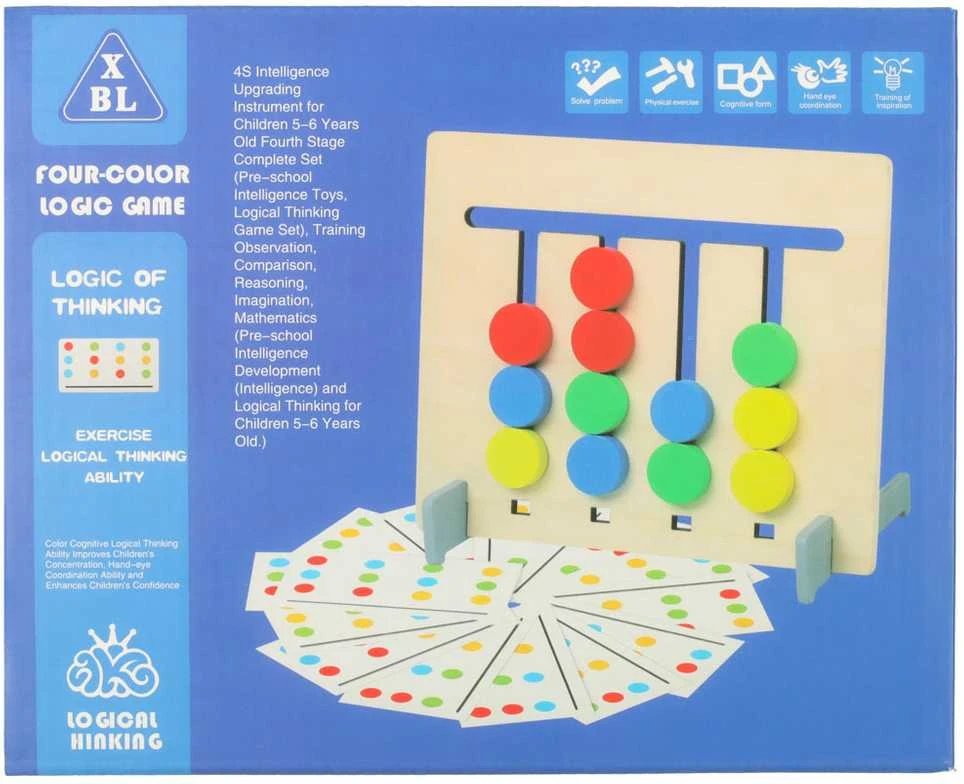 Medinis lavinamasis žaislas, atitinkantis spalvas montessori vaisiai