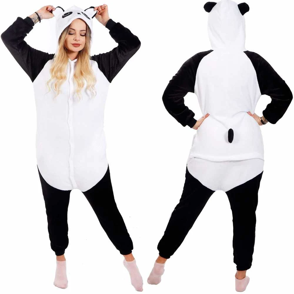 Moteriška kigurumi pižama Springos, panda, dydis L