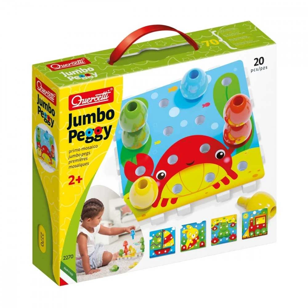 Quercetti Mozaika Jumbo Peggy I- Edukacinis Žaislas