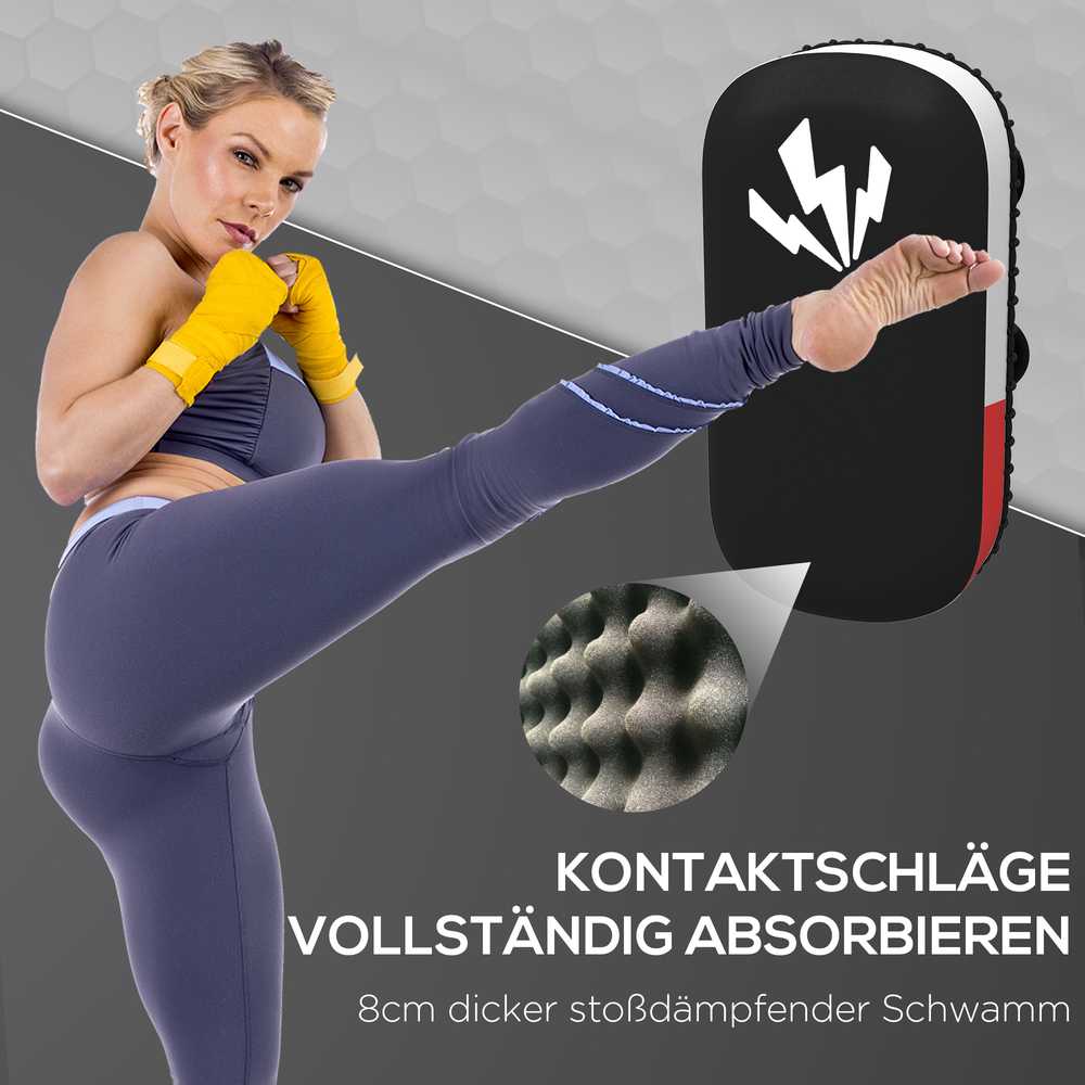 SPORTNOW kikbokso smūgio pagalvėlė, Muay Thai bokso priemonė, dirbtinė oda