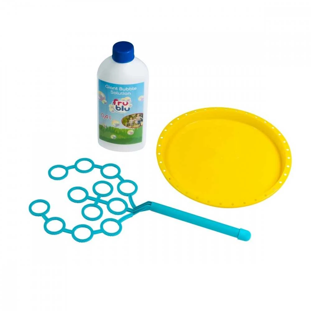 TM Toys Muilo burbulų rinkinys su medžiu ir skysčiu 0,4L, 3+, mėlyna/geltona